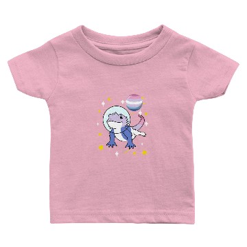 Discover Bearded Dragon In Space Bigender Baby T-shirts