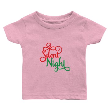Discover silent night Baby T-shirts