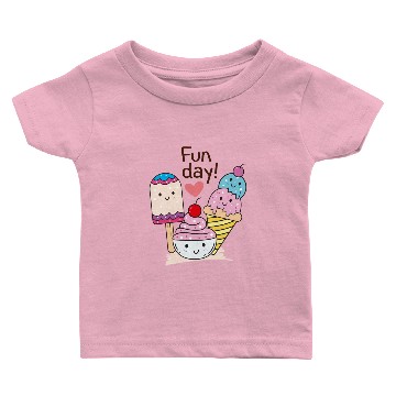 Discover Cute ice cream Baby T-shirts