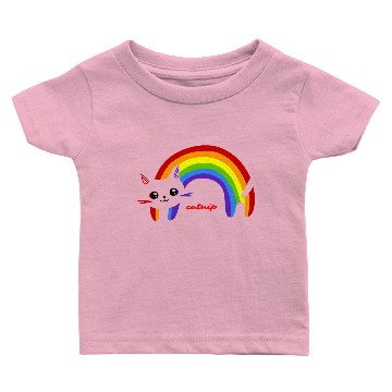 Discover Cat Rainbow Catnip Baby T-shirts