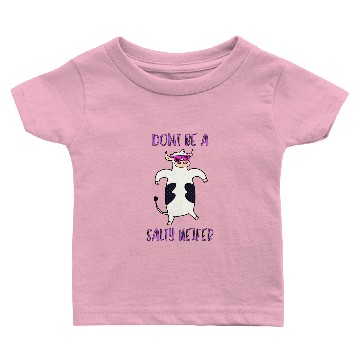Discover Cow Decor Dont Be A Salty Heifer Baby T-shirts - Impressiv
