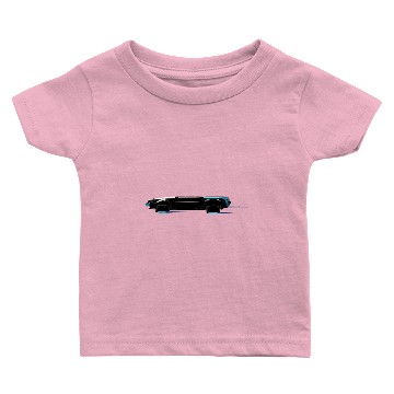 Discover Back To The Future - Delorean Time Machine Sticker Baby T-shirts