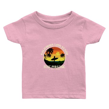 Discover long beach surf paradise merchandise Baby T-shirts