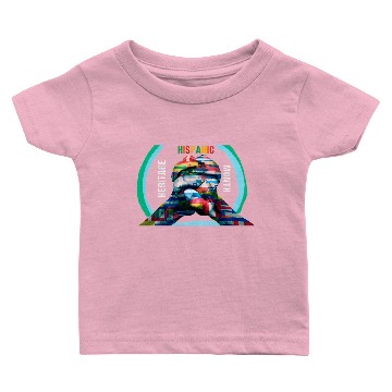Discover Hispanic Heritage Month Latino Countries Flag Baby T-shirts