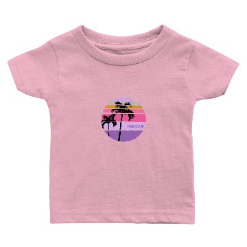 Discover Cool Amelia Island Florida Palm Tree Artistic Baby T-shirts