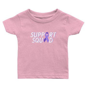 Discover Support squad ribbon stomach cancer awareness Baby T-shirts