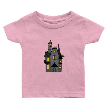 Discover Haunted house Halloween Baby T-shirts