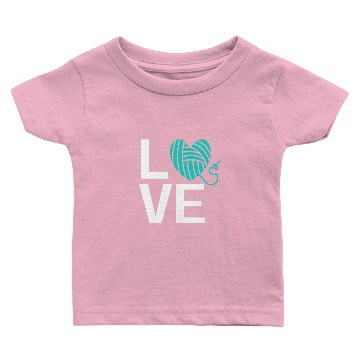Discover Love Knitting Yarn Wool Pattern Funny Knitters Baby T-shirts