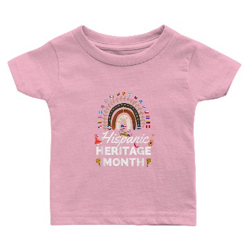 Discover National Hispanic Heritage month Rainbow All Count Baby T-shirts
