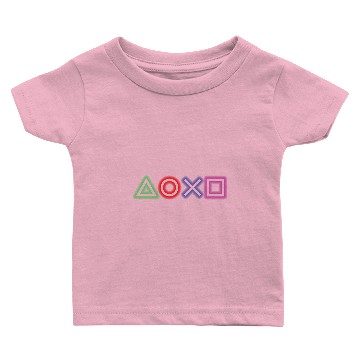 Discover playstation buttons glow Baby T-shirts