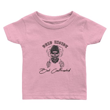 Discover Dead Inside But Caffeinated Halloween Baby T-shirts