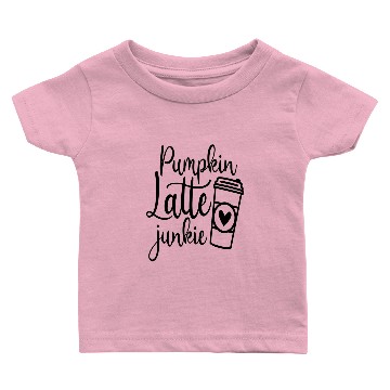Discover Pumpkin latte junkie Baby T-shirts