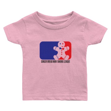 Discover ginger bread man baking league Baby T-shirts