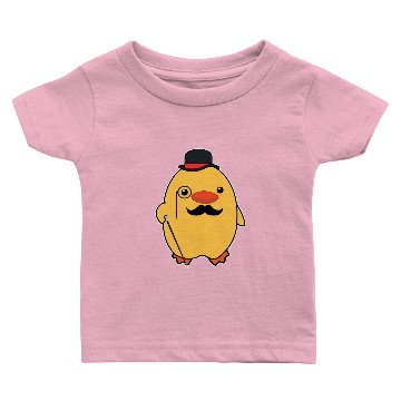 Discover Fancy Duck With a Cane Funny Duck Gift Baby T-shirts