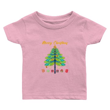 Discover Dragonfly Christmas Tree Baby T-shirts