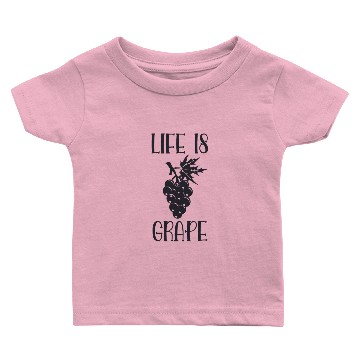 Discover Life is grape black Baby T-shirts