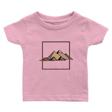 Discover Pyramids - Clear Baby T-shirts