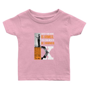 Discover Malcolm X Quote Baby T-shirts