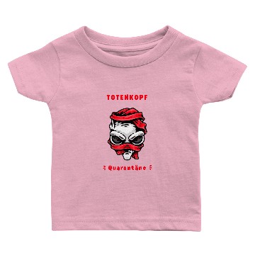 Discover Totenkopf Quarentäne Baby T-shirts