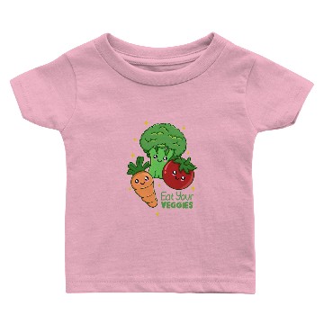 Discover Eat Your Veggies Baby T-shirts