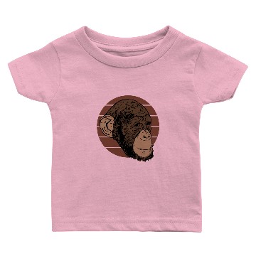 Discover monkey chimpanzee Baby T-shirts