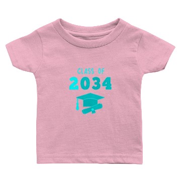 Discover School graduation senior class 2034 Baby T-shirts