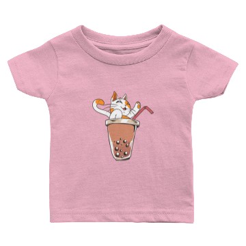 Discover Corgi In The Bubble Tea Bubble Milk Tea Lover Baby T-shirts