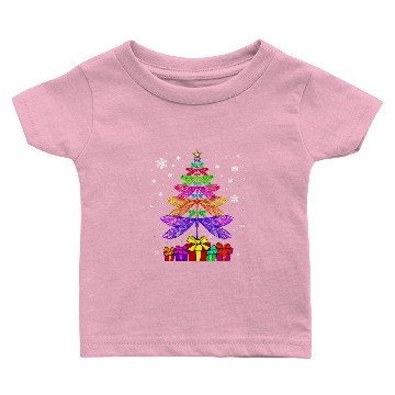 Discover Dragonfly Christmas Tree Baby T-shirts Dragonflies Bugs I