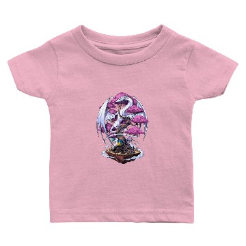 Discover Japanese Dragon Cherry Blossom Baby T-shirts