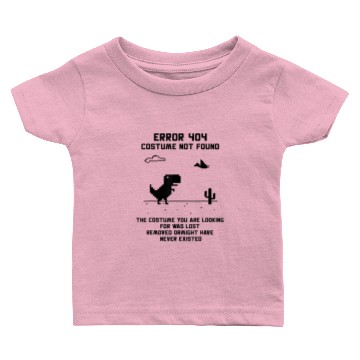 Discover Halloween Error 404 Costume Not Found Coding Progr Baby T-shirts