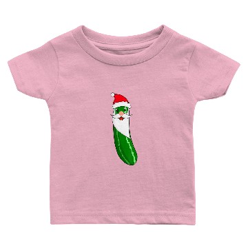 Discover Pickle Santa Christmas Funny Cucumber Lover Gift Baby T-shirts