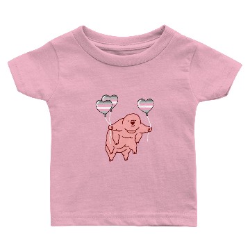 Discover Tardigrade Balloon Demigirl Pride Baby T-shirts