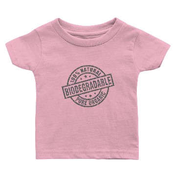Discover Biodegradable grey stamp Baby T-shirts