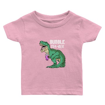 Discover Dinosaur Bubble Tea Rex Bobasaurus Boba Milk Tea D Baby T-shirts