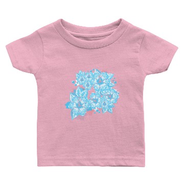 Discover Transgender Pride Hibiscus Flowers and Droplets Baby T-shirts