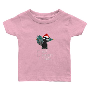 Discover Cat Christmas Funny Baby T-shirts