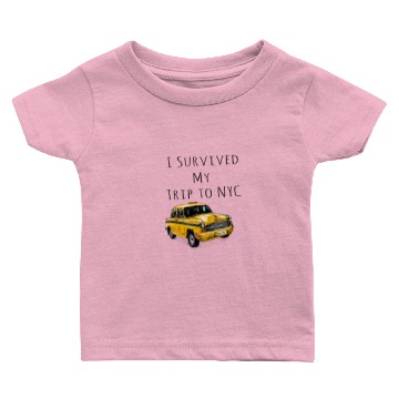 Discover I Survived My Trip to NYC Baby T-shirts