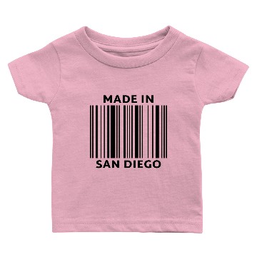 Discover Made in San Diego Baby T-shirts