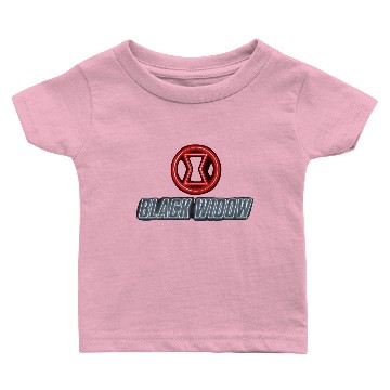 Discover Marvel Black Widow Neon Logo Baby T-shirts