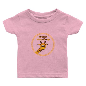 Discover Giraffe stay positive Baby T-shirts
