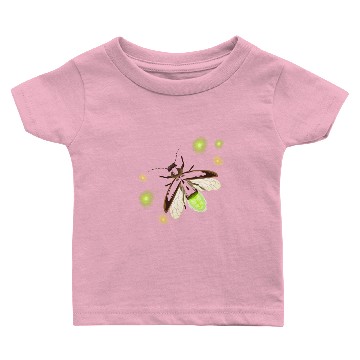Discover Firefly Nature Camping Insect Baby T-shirts