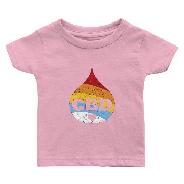 Discover 062419 Cbd Oil Rainbow Drop Hemp Baby T-shirts