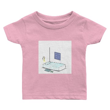 Discover Starry night, bed, mood light :) Baby T-shirts