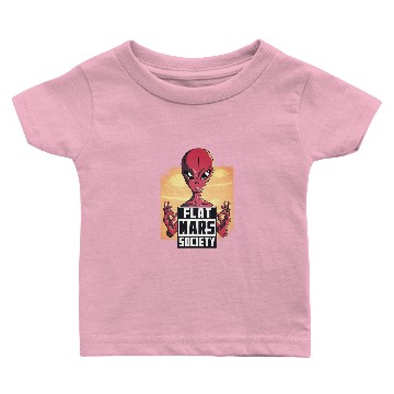 Discover Flat Mars Society Flat Earth Gift Baby T-shirts