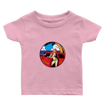 Discover Hobby Bikini Road Trip Baby T-shirts