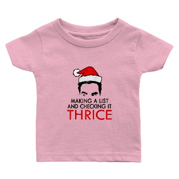Discover Making A List And Checking It Thrice Raglan Baseba Baby T-shirts