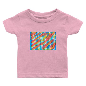 Discover Abstract Cool Blue Red Yellow White Baby T-shirts