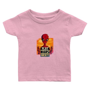 Discover Flat Mars Society Flat Earth Gift Baby T-shirts