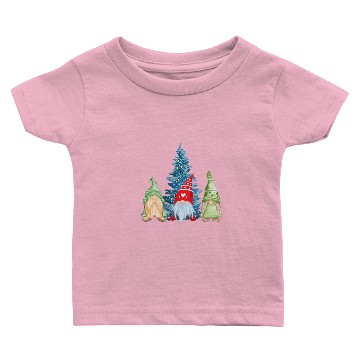 Discover Three Gnomes and a Christmas Tree Baby T-shirts