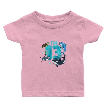 Discover 13th Birthday Under the Sea Baby T-shirts